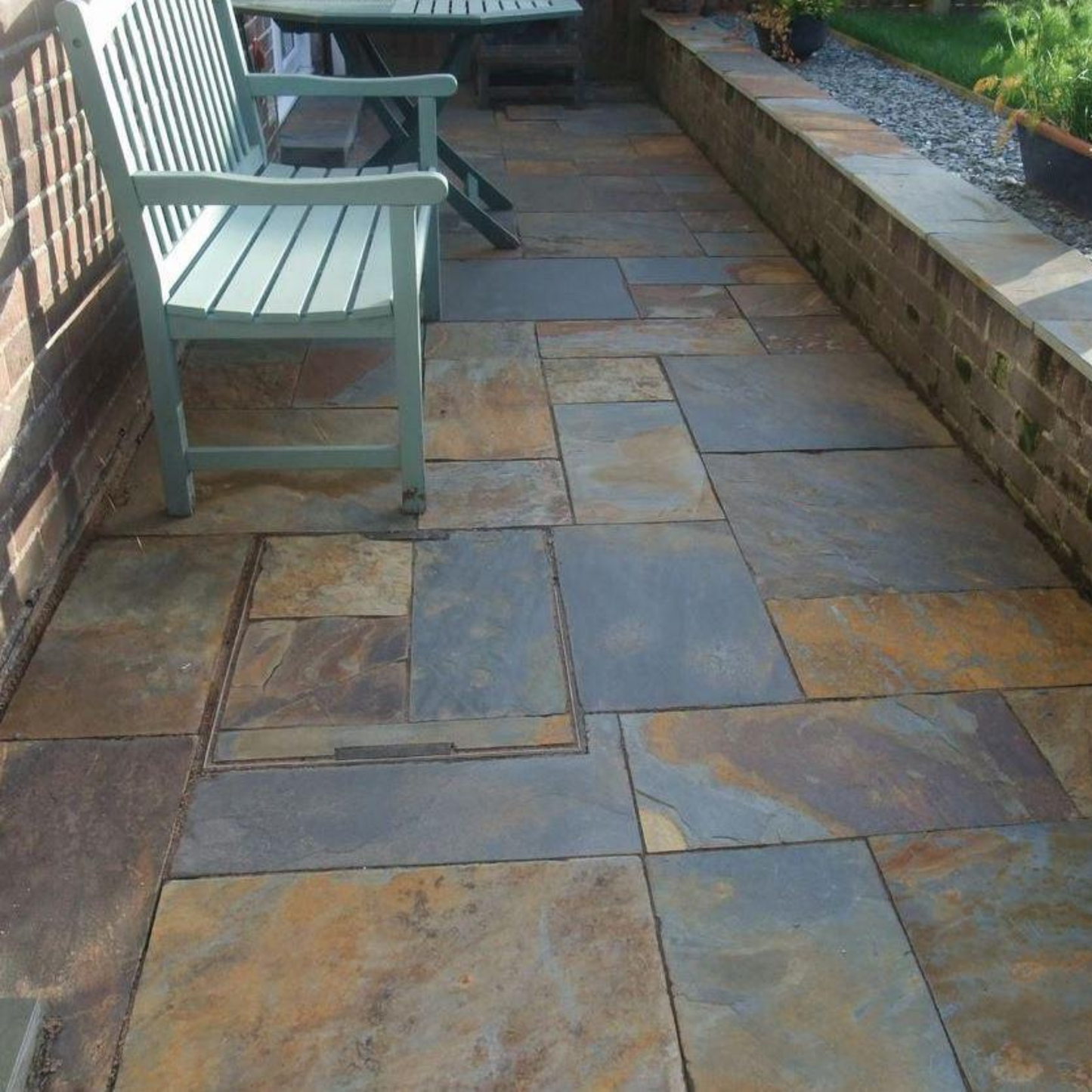 Natural Rustic - Slate Paving Slabs - 900 x 600 / Patio Mixed Size