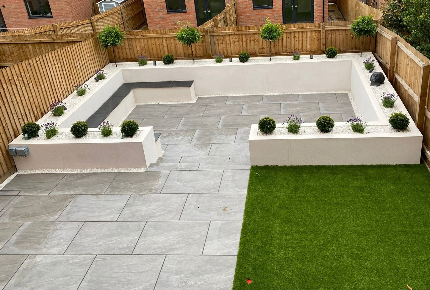 Anthracite Grey - Porcelain Paving Slabs (600-900x600mm)