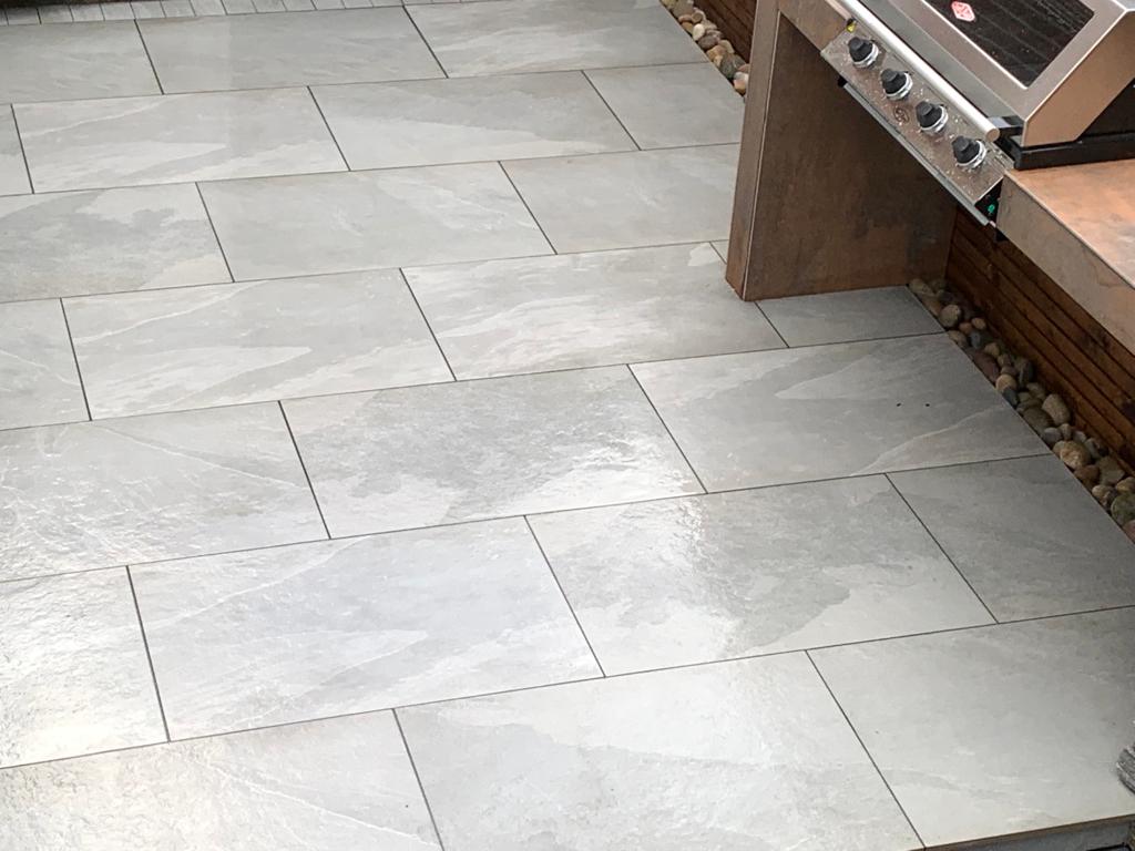 Brazilian Slate Grey - Porcelain Paving Slabs (600-900x600mm)