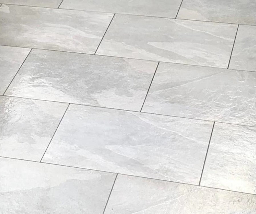 Brazilian Slate Grey - Porcelain Paving Slabs (600-900x600mm)