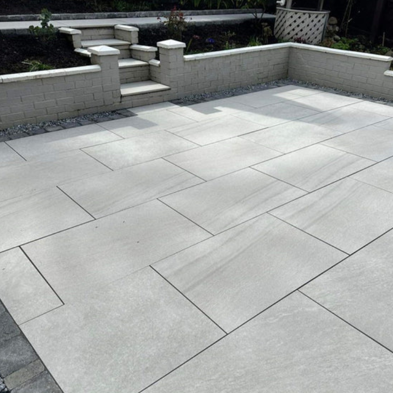 Everest Pearl - Porcelain Paving Slabs (600-900x600mm)