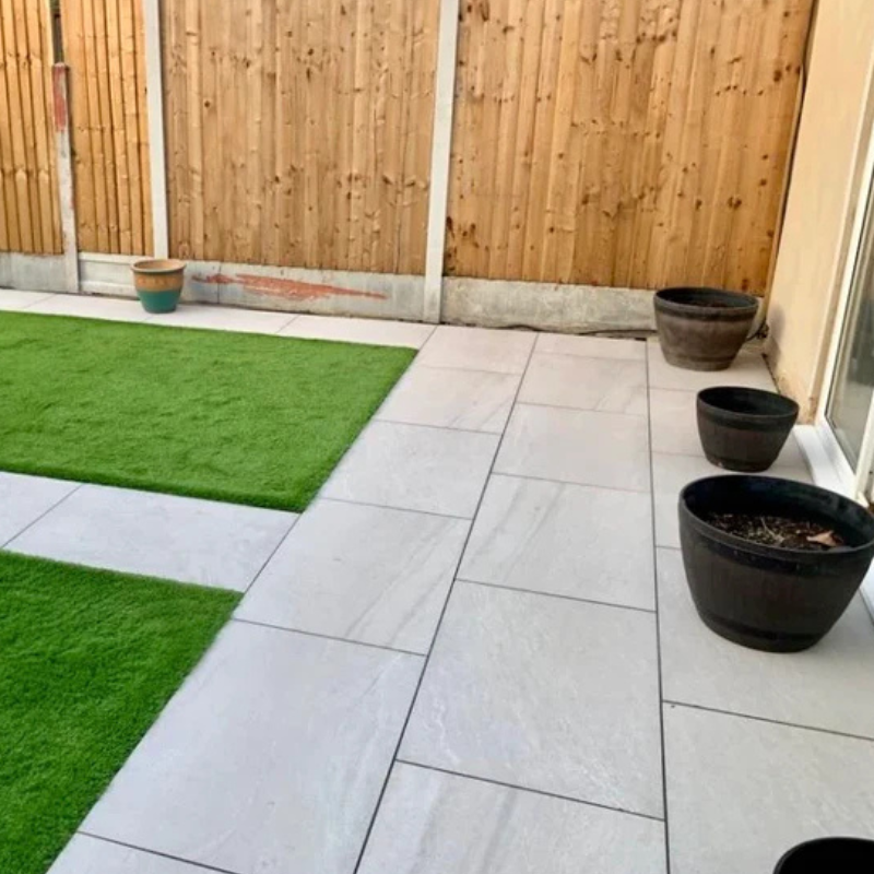 Everest Pearl - Porcelain Paving Slabs (600-900x600mm)