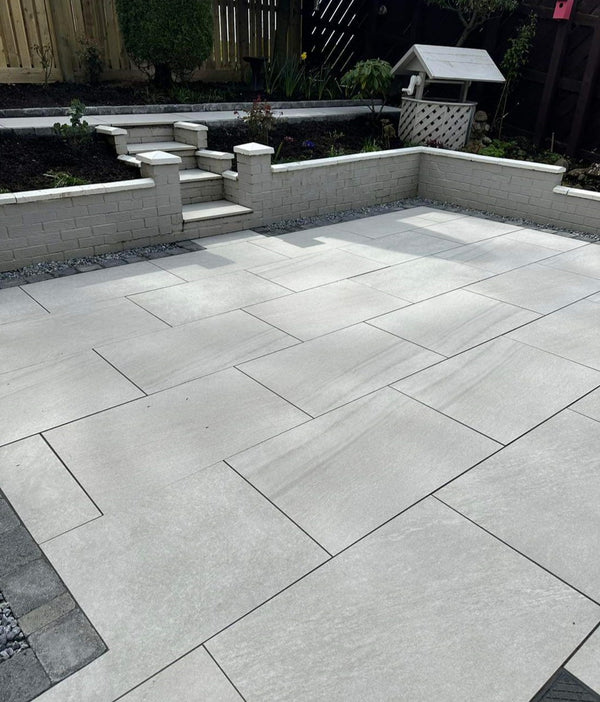 Everest Pearl - Porcelain Paving Slabs (600-900x600mm)