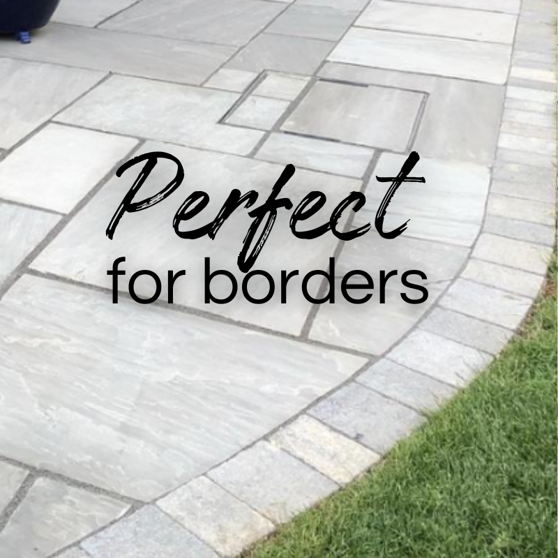 Kandla Grey - Sandstone Cobbles - (100x100x50mm)