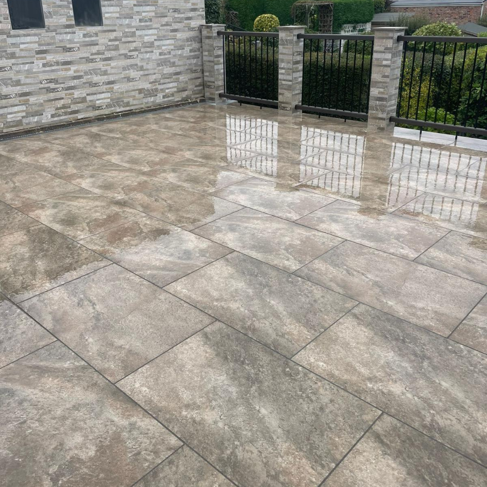 Rough Bruno - Porcelain Paving Slabs - Sample Size (100x100mm)
