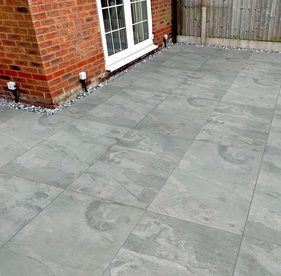 Beside Grey - Porcelain Paving Slabs (600-900x600mm)