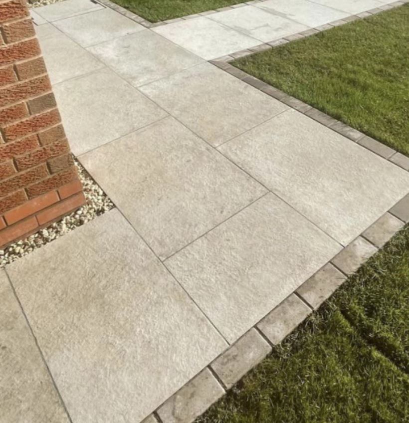 Cotto Crema - Porcelain Paving Slabs - Sample Size (100x100mm)