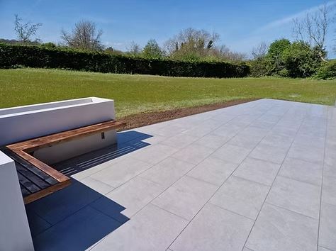 Getafe Grey - Porcelain Paving Slabs - Sample Size (100x100mm)