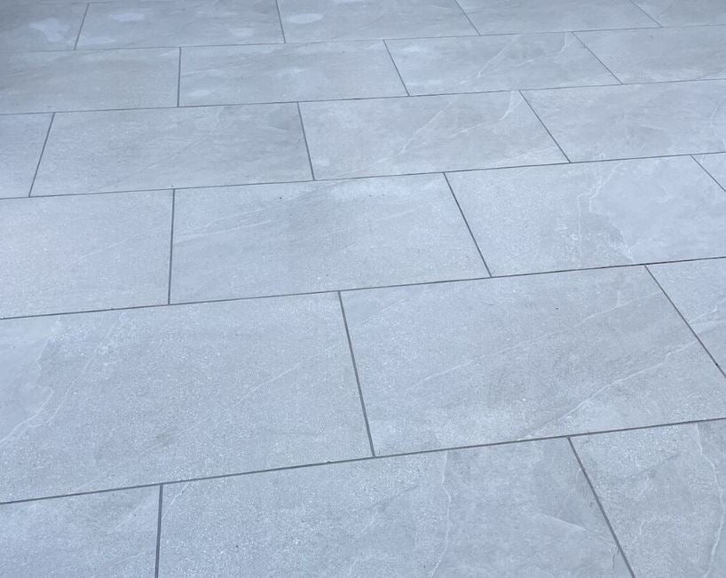 Getafe Grey - Porcelain Paving Slabs - Sample Size (100x100mm)