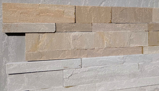 Raj Green - Natural Sandstone Cladding (600mm x 150mm x 12mm)