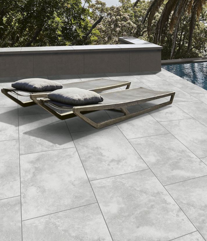 Limestone Ash - Porcelain Paving Slabs - Sample Size (100x100mm)