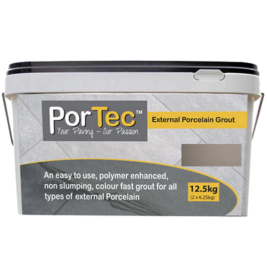 Por Tec ™ - Porcelain Grout - Exterior Jointing Compound - 12.5kg