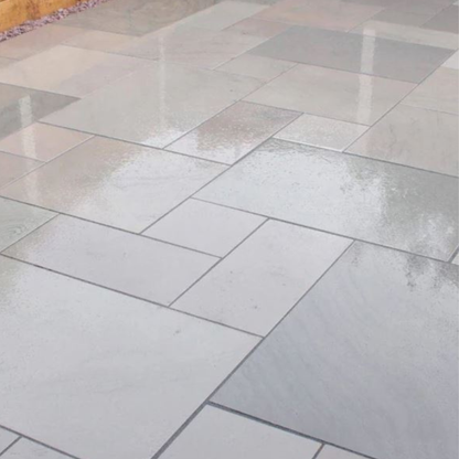 Raj Green - Sawn & Honed Indian Sandstone Paving Slabs