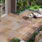 Buff Camel Dust Sawn & Honed Sandstone Paving Slabs - Free Delivery