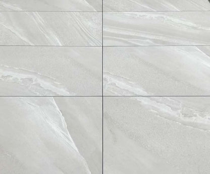 Crossover White - Porcelain Paving Slabs - Sample Size (100x100mm)