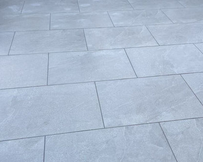 Getafe Grey - Porcelain Paving Slabs - Sample Size (100x100mm)