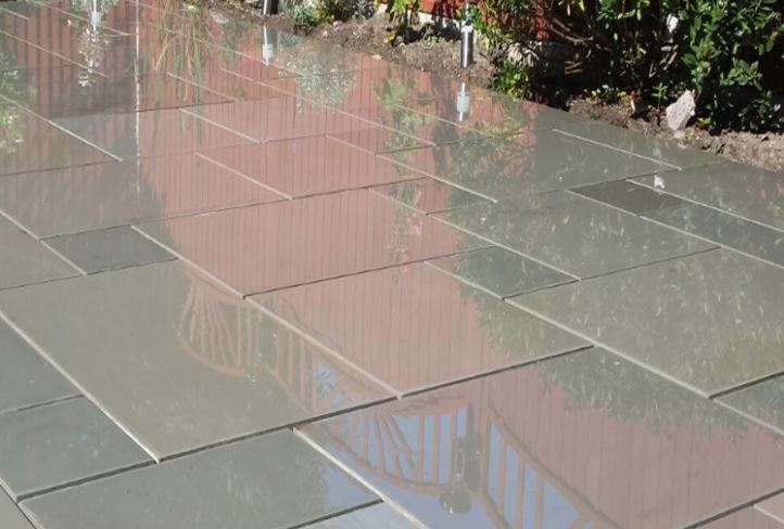 Kandla Grey Sawn And Honed Sandstone Paving Slabs