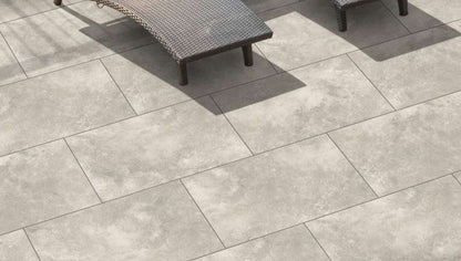 Limestone Ash - Porcelain Paving Slabs - Sample Size (100x100mm)