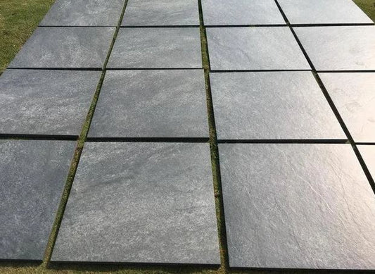 Nero - Porcelain Paving Slabs (600-900x600mm)