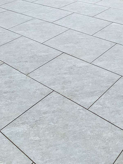 Universal Grey - Porcelain Paving Slabs - Sample Size (100x100mm)