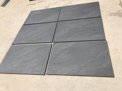 County Anthracite - Porcelain Paving Slabs - Sample Size (100x100mm)
