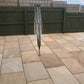 Raj Green sandstone paving slabs on patio